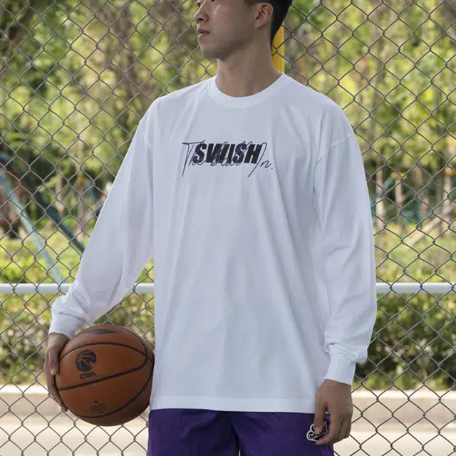 SWISH THE BALL IN T