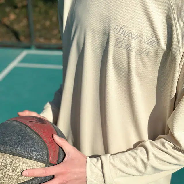 SWISH THE BALL IN T