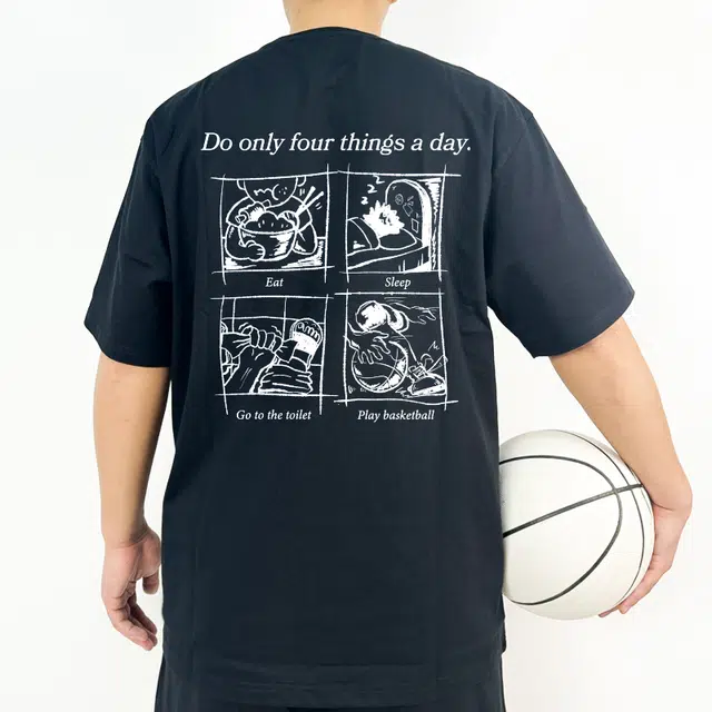 SWISH THE BALL IN " T
