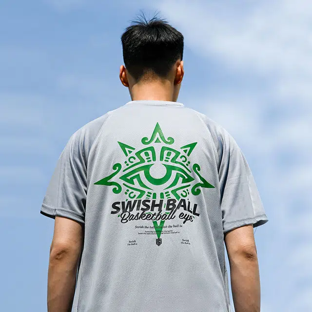 SWISH THE BALL IN T