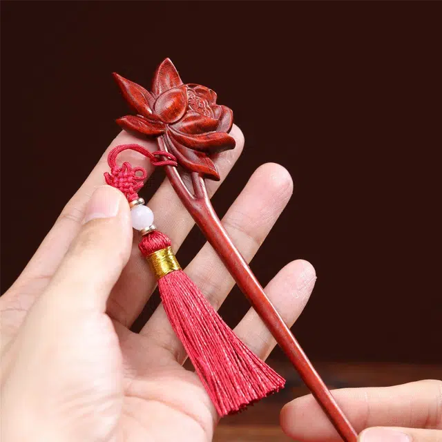 得笙陌 荷塘月色 红花梨 木饰 男女同款情侣款