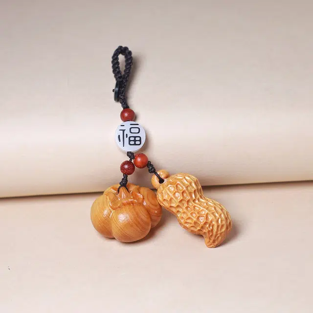 得笙陌 好事发生花生吉祥寓意招财进宝#好运 崖柏 挂件 男女同款情侣款