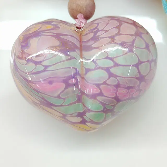 得笙陌 大漆爱心血柏挂饰珠创意手持串手捻 柏木 挂件 男女同款情侣款