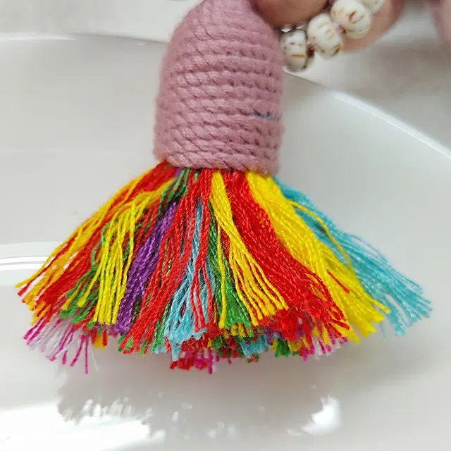 得笙陌 大漆爱心血柏挂饰珠创意手持串手捻 柏木 挂件 男女同款情侣款