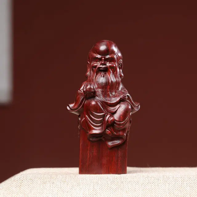 得笙陌 家居客厅饰品文玩 血檀 摆件 男女同款情侣款