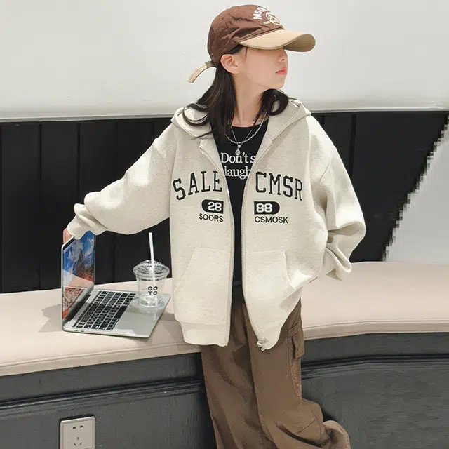 黑恐龙上装 洋气上衣儿童时髦小女孩休闲春