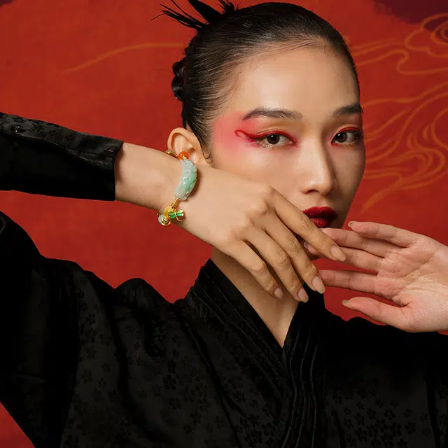 七小匠 新中式 轻奢简约 时尚优雅 小众设计 高级感复古 豆种 手链 女款