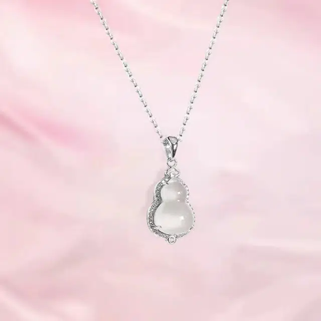 七小匠 新中式 小众 典雅大气 气质 葫芦 玉髓 项链 女款