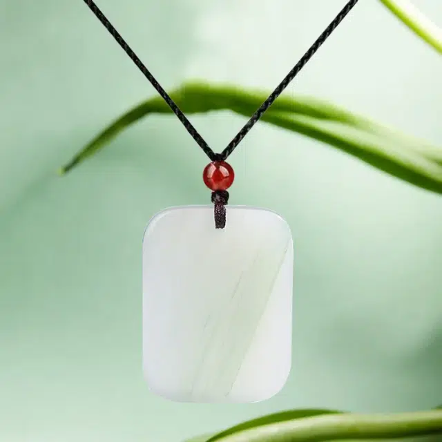 【事事如意】 七小匠 无事牌 新中式国潮风小众设计清冷高级感 编绳可调节 简约锁骨#好运天然 天山翠 吊坠 男女同款情侣款