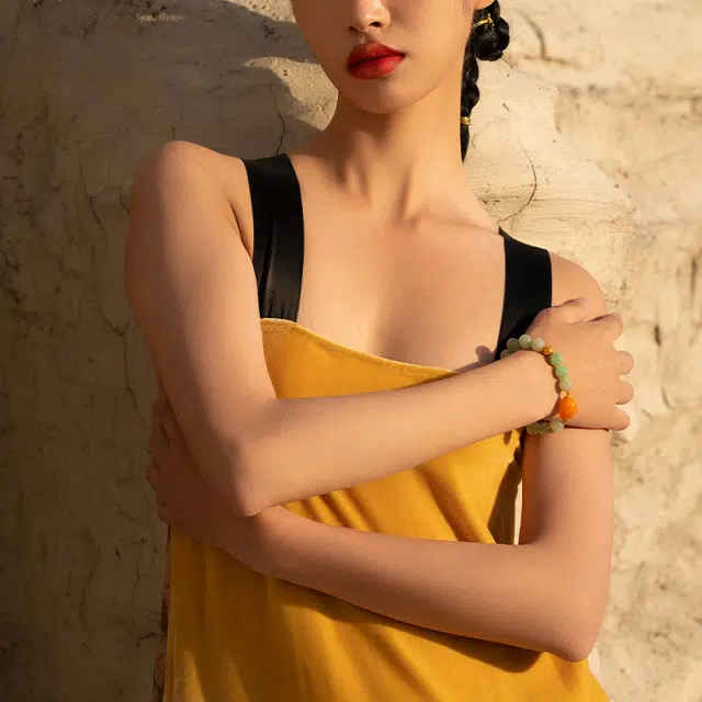七小匠 国风 复古简约 时尚优雅 小众设计 高级感 冰种 手串 女款