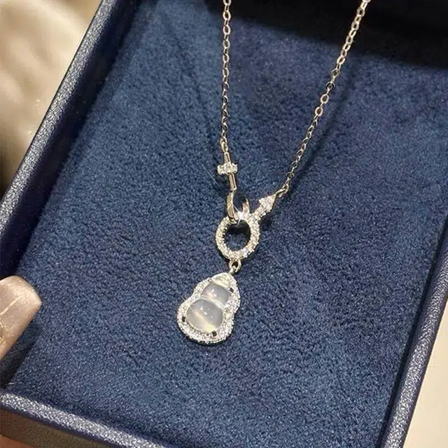 【时来运转】 七小匠 新中式葫芦轻奢小众设计高级高冷气质诸事顺利  好事花生 水逆退散  福录吉样 #好运天然 玉髓 项链 女款