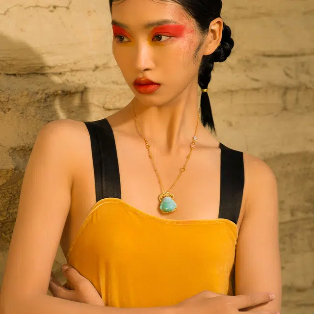 七小匠 新中式 复古佛公 简约时尚 轻奢高级感 小众设计 冰种 项链 女款