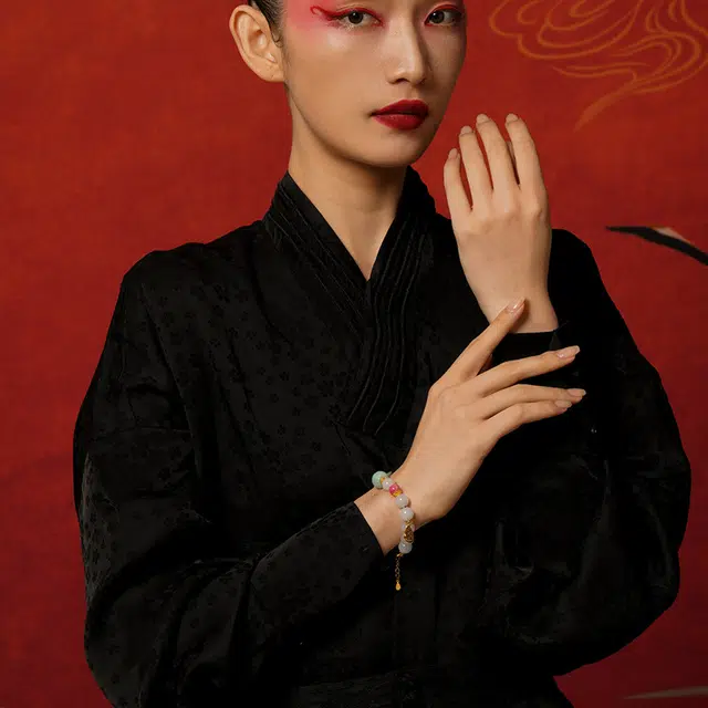 七小匠 新中式 转运珠 轻奢简约 时尚优雅 小众设计 复古高级感 豆种 手链 女款