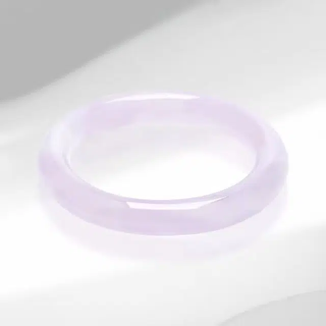 七小匠 国潮复古 温婉典雅 芋泥波波紫罗兰美人条 淡雅清冷感 汉服旗袍 玉髓 手镯 女款