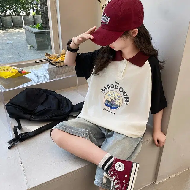 大童 蓝精灵 舒适柔软亲肤休闲运动套装