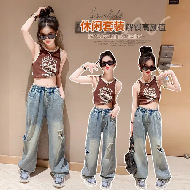 大童 蓝精灵 舒适柔软亲肤休闲运动套装 棕色