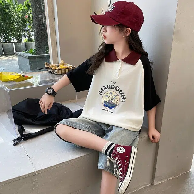 大童 蓝精灵 舒适柔软亲肤休闲运动套装