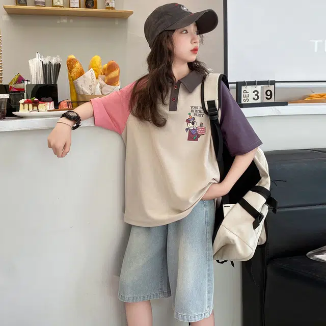 大童 蓝精灵 舒适宽松时尚洋气休闲运动套装 灰色