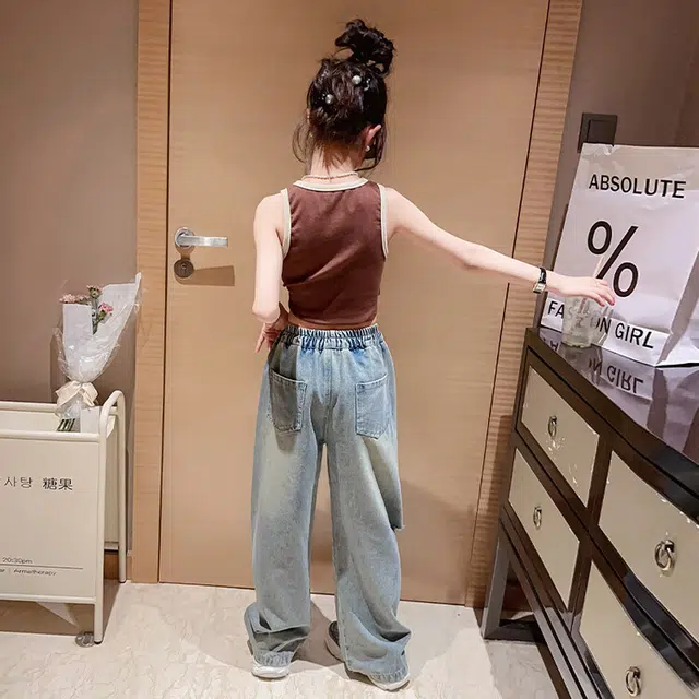 大童 蓝精灵 舒适柔软亲肤休闲运动套装 棕色