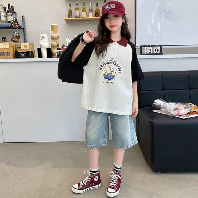 大童 蓝精灵 舒适柔软亲肤休闲运动套装