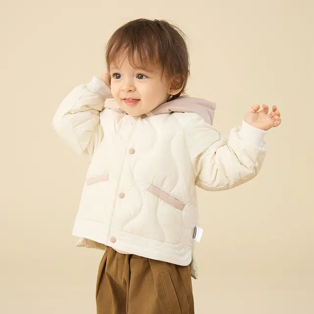 童泰儿童羽绒服冬季轻薄男女宝宝连帽短款外套男女童三防鸭绒上衣
