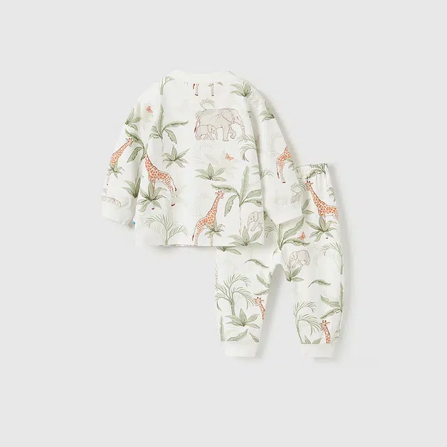 中小童 童泰 纯棉宝宝衣服家居服内衣套装