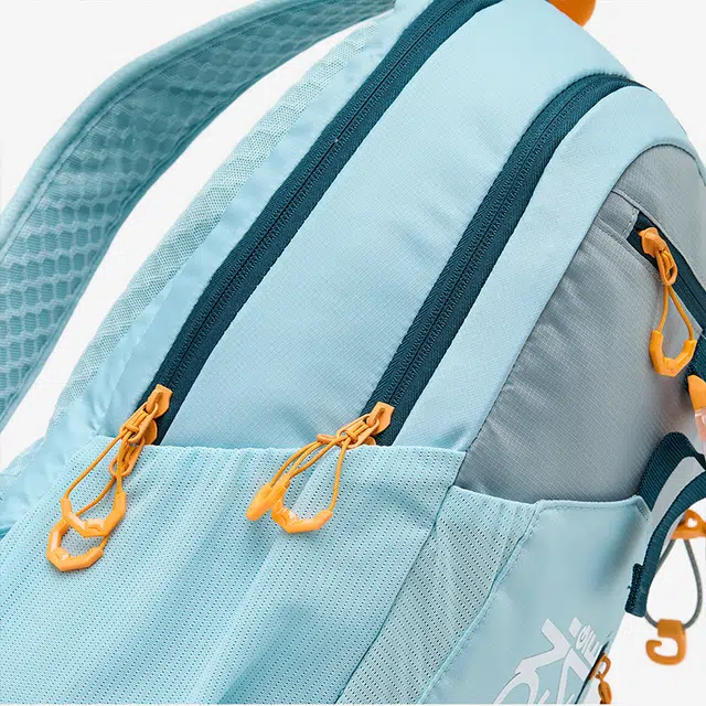 安踏儿童 大容量防泼水轻便 织物 双肩包 青少年 灰蓝