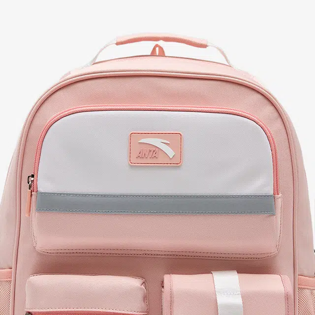 安踏儿童 潮流时尚轻量化防泼水大容量小学生双肩背包书包 涤纶 童包 大号 儿童款