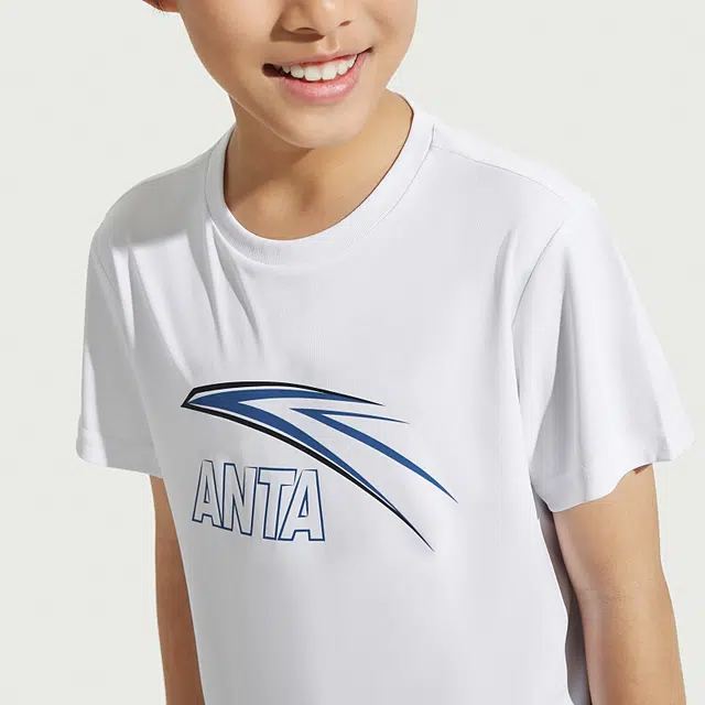 安踏儿童休闲运动套装 综训系列 针织舒适时尚上衣亲肤百搭长裤 青少年