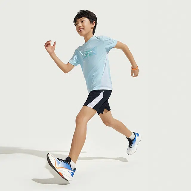 安踏儿童休闲运动套装 综训系列 舒适针织时尚上衣亲肤百搭长裤 青少年