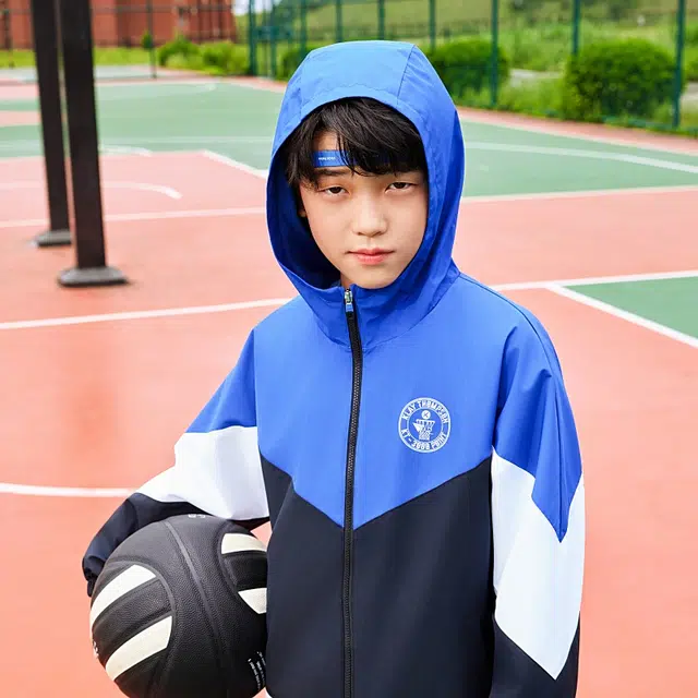 大童 安踏儿童 舒适亲肤柔软大方休闲运动套装