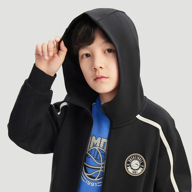 安踏儿童上装 简约时尚亲肤舒适 青少年