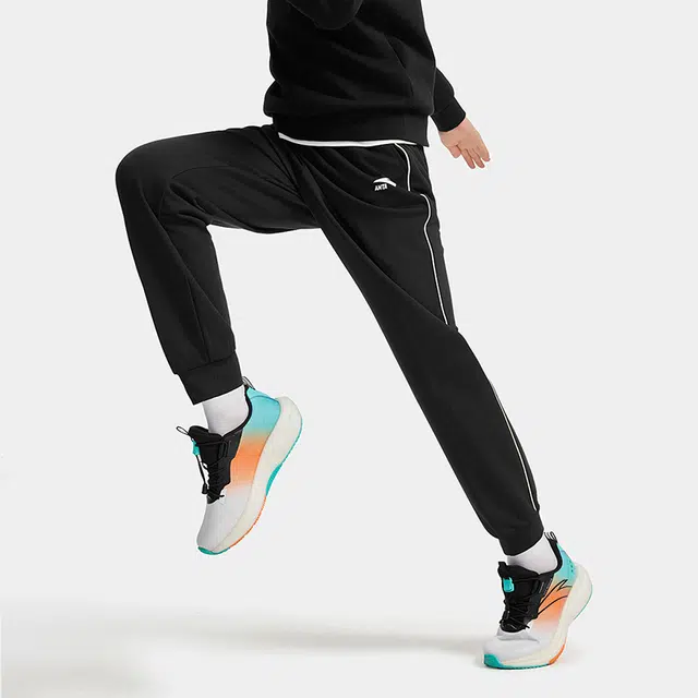 安踏儿童长裤 舒适百搭简约时尚速干运动休闲 青少年