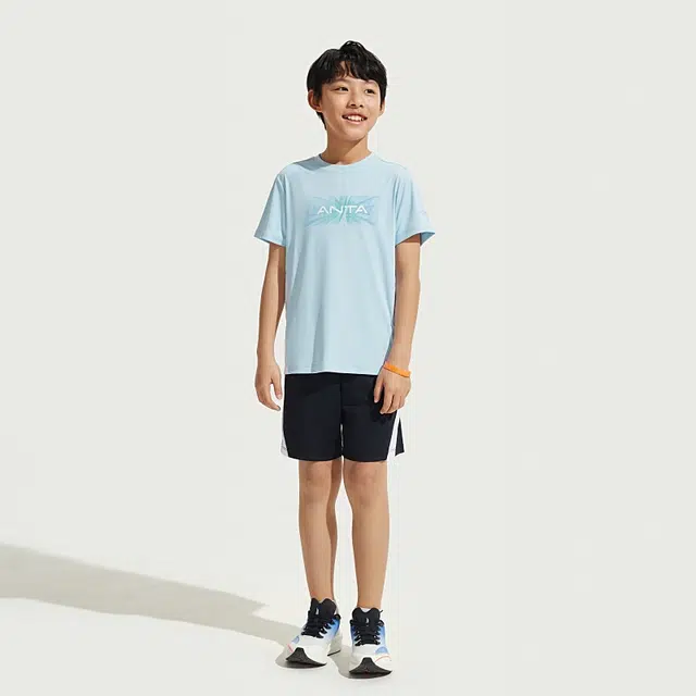 安踏儿童休闲运动套装 综训系列 舒适针织时尚上衣亲肤百搭长裤 青少年