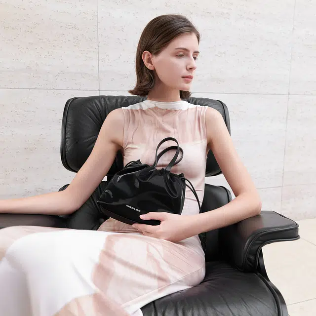 CHARLESKEITH ck PU Jet Black