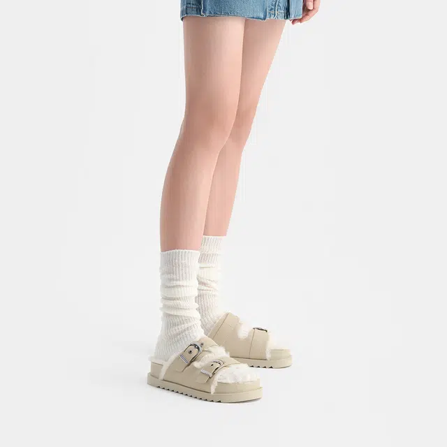 CHARLESKEITH ck EVA 3.5cm BrownSilverBeige