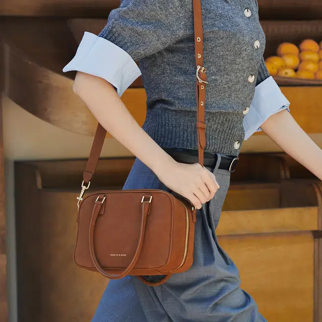 CHARLESKEITH ck PU BrownCreamNoirPewter