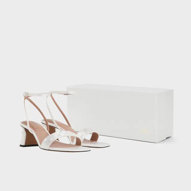 CHARLESKEITH PU 6cm WhiteSilver