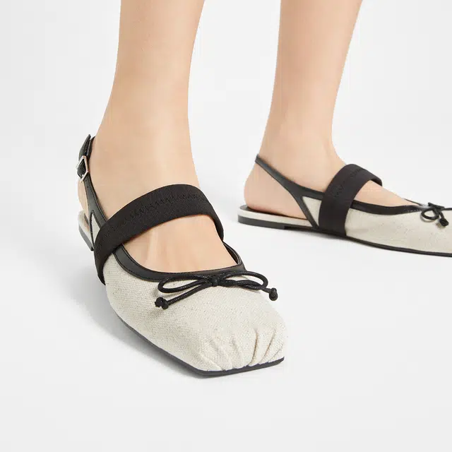 CHARLESKEITH ck PU 0.8cm BeigeBlack