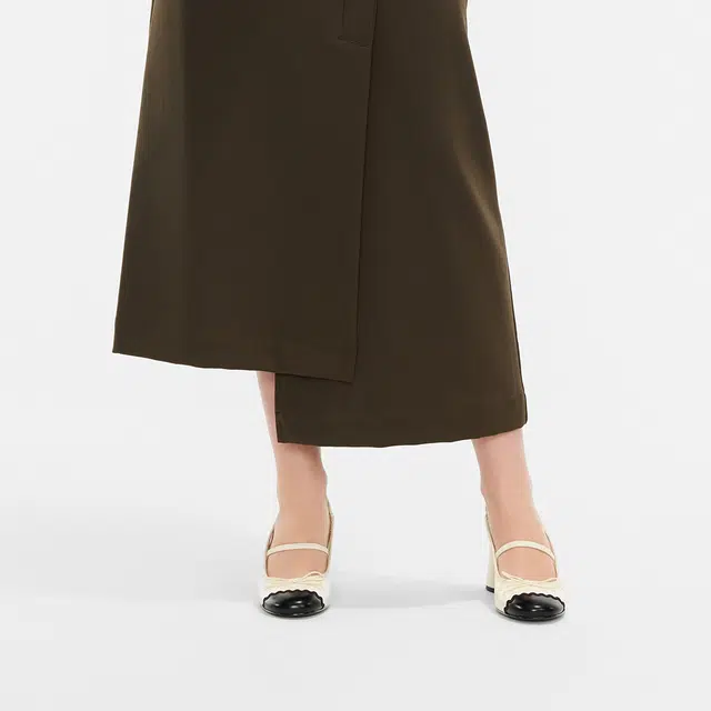 CHARLESKEITH ck PU 6.5cm CreamBlack