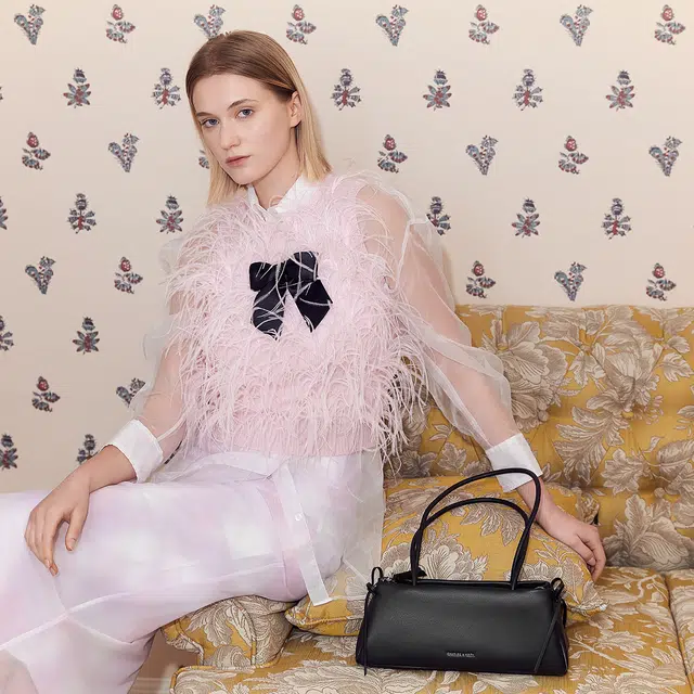 CHARLESKEITH ck PU Soft PinkNoirMeringue White