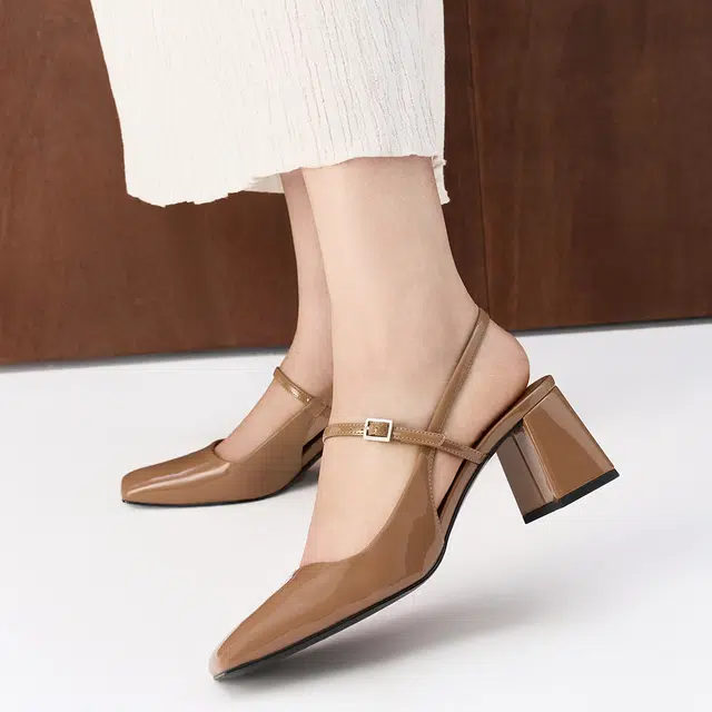 CHARLESKEITH ck PU 7.7cm CARAMEL