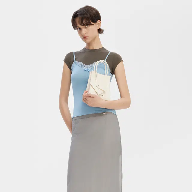 CHARLESKEITH ck PU CreamJet BlackSilver