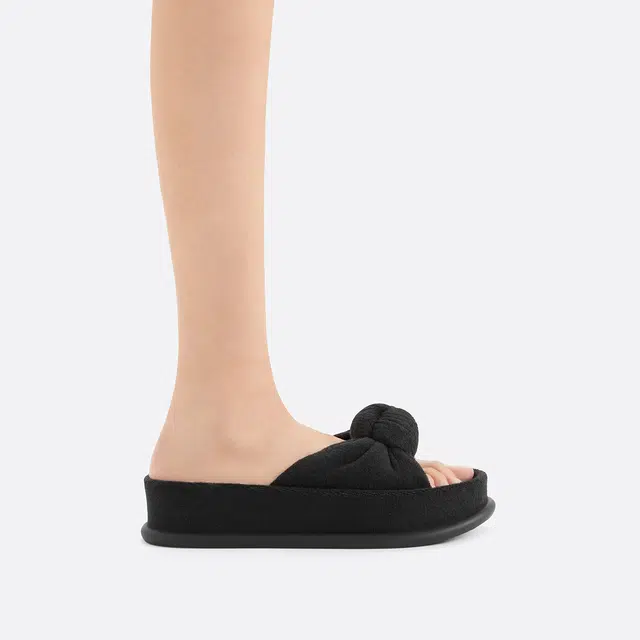 CHARLESKEITH ck PU 3.5cm BLACK TEXTUREDBeigePink