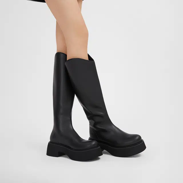CHARLESKEITH ck PU V 6.5cm BlackDark Brown