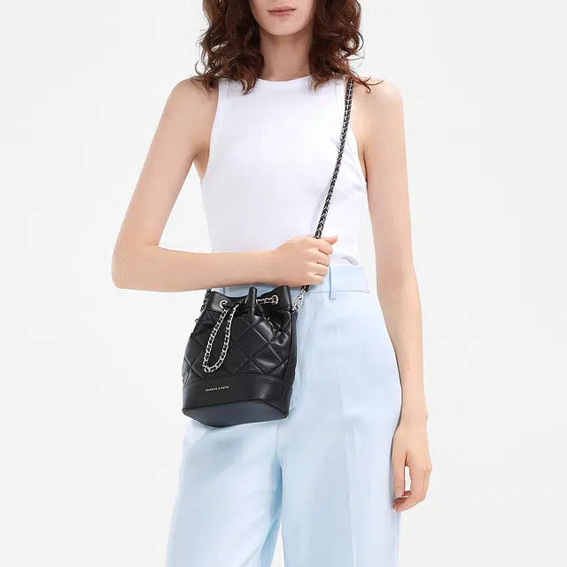 CHARLESKEITH ck PU NoirBeigeLight PinkDenim Blue