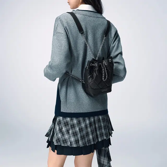 CHARLESKEITH ck PU NoirBeigeLight PinkDenim Blue