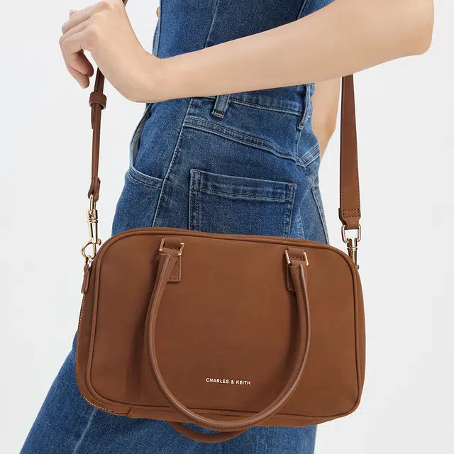 CHARLESKEITH ck PU BrownCreamNoirPewter