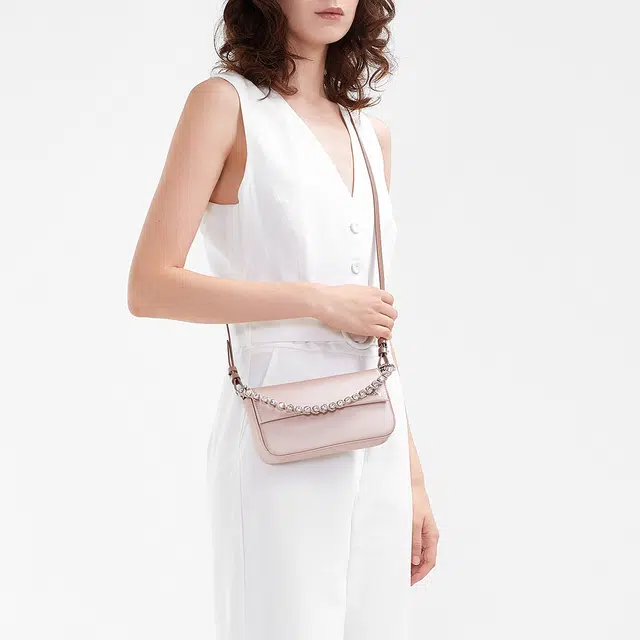 CHARLES&KEITH Noir/Light Pink