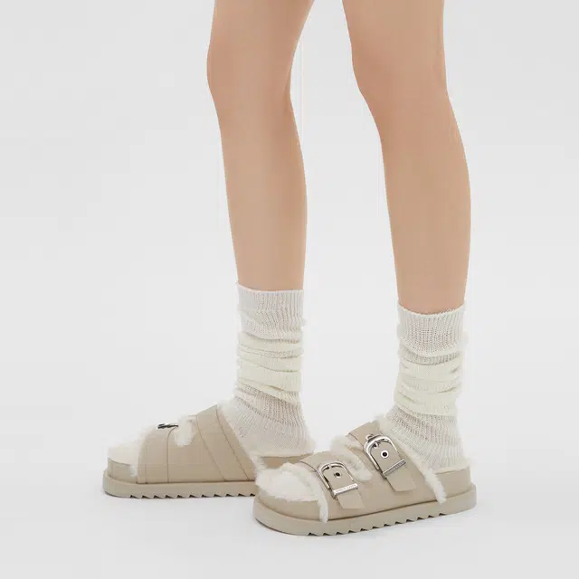 CHARLESKEITH ck EVA 3.5cm BrownSilverBeige